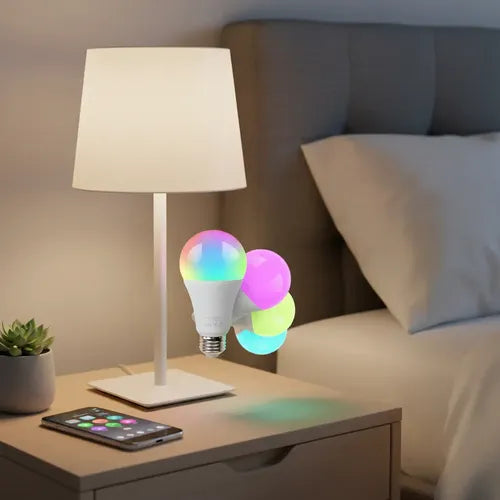 Lampara Smart Rgbw 12w Alexa Tuya Google