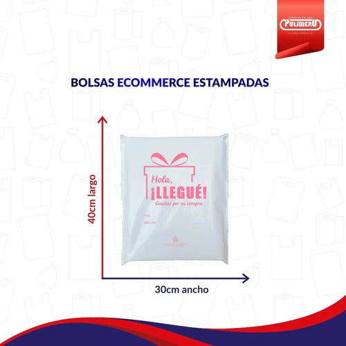 50 Bolsas Sobre Ecommerce Hola Llegué Bl Blanco