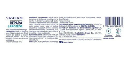 Sensodyne Repara Y Protege Crema Dental 100g