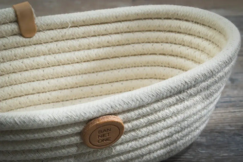 Banneton Ovalado 25x15x9 cm para Masa Madre Crudo · 4085 · foto 05