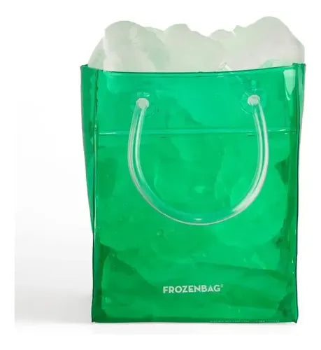 Hielera Bolsa Frozen Ice De Frozen Bag 9x9x12 Color Green