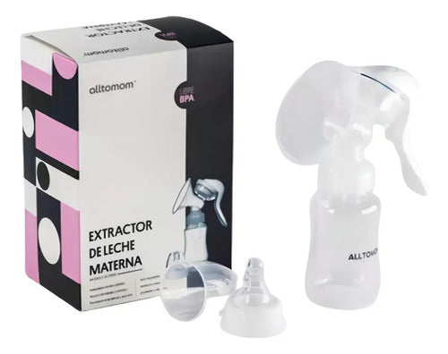 Sacaleche Manual Alltomom 6815 Con Mamadera 150ml Libre De Bpa · 17140 · foto 02