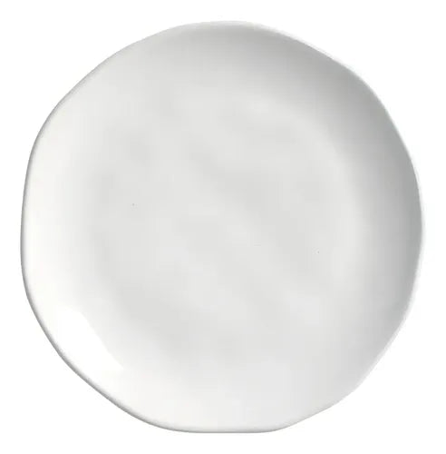 Plato Postre Cerámico 19.5 Cm Blanco Porto Brasil Pack 6 U
