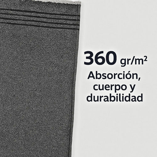 Pack 3 Toallones Ragazza Nevados 140x70 Cm Playa Gimnasio Beige Nevado / Negro Nevado / Verde Nevado / Rojo Nevado Liso