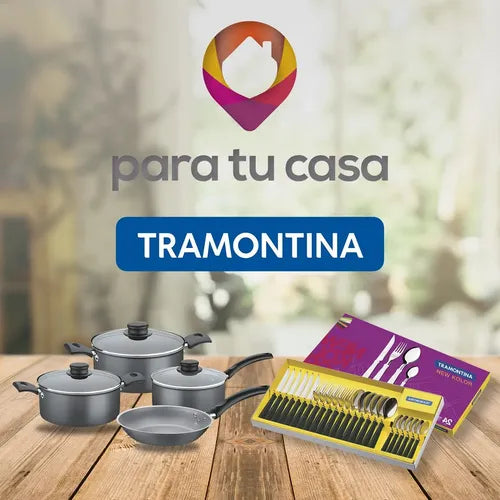 Juego De Cubiertos Tramontina Carmel 24 Pz Cuchillo Tenedor Color Verde Claro
