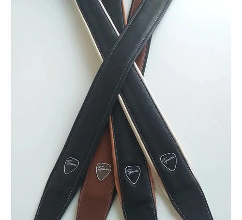 Correa Tijuana para Guitarra y Bajo de Cuero Acolchado 8 cm · 16939 · foto 04