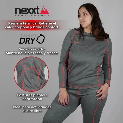 Remera Térmica Mujer Nexxt Olympia Gris Talle XL · 16754 · foto 04
