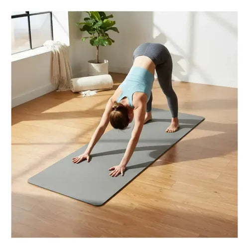 Colchoneta Yoga Goma Eva Antideslizante 4mm Correa Gris · 16934 · foto 07