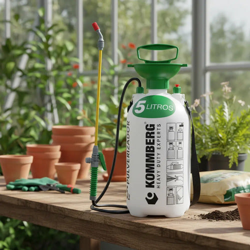 Pulverizador Kommberg 5l Jardin Verde