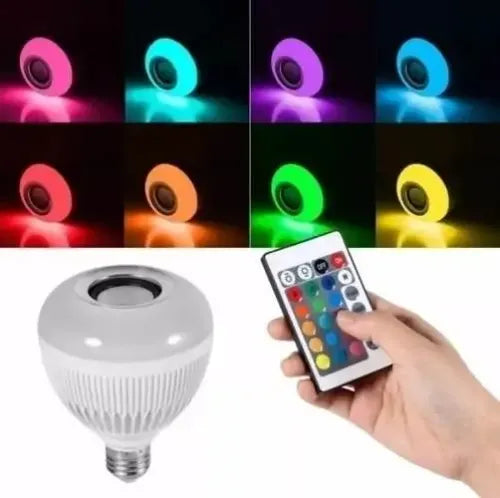 Ampolleta Led Rgb Parlante Bluetooth 12w Multicolor