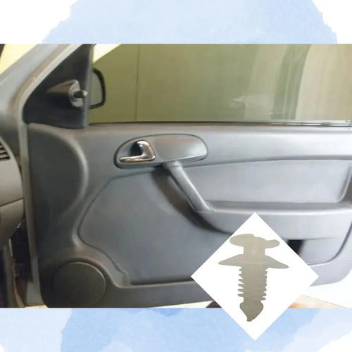 Clips Tapizado Volkswagen Senda Gol Gacel Vw. X 20 Blanco