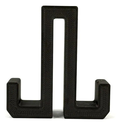 Gancho Toallero Para Mampara De Baño Negro - Mampara 4mm
