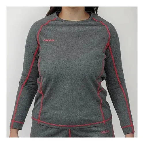 Remera Térmica Mujer Nexxt Olympia Gris Talle XL · 16754 · foto 01