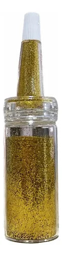 Polvo Glitter Paris Night para Decoración de Uñas Brillo Amarillo · 17380 · foto 01
