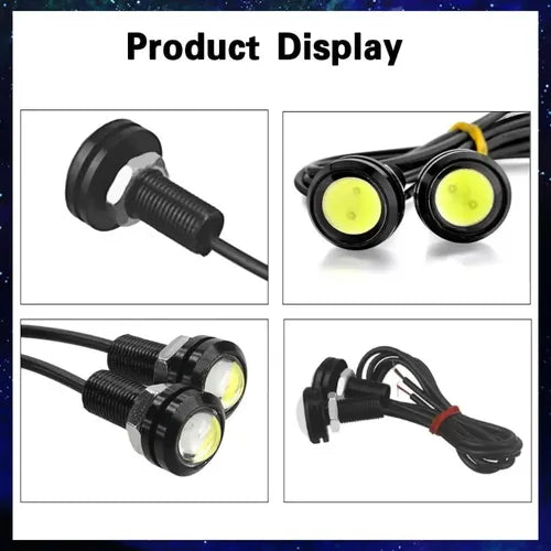 Par Led Ojo De Aguila Ambar Ledembu23mm Ámbar
