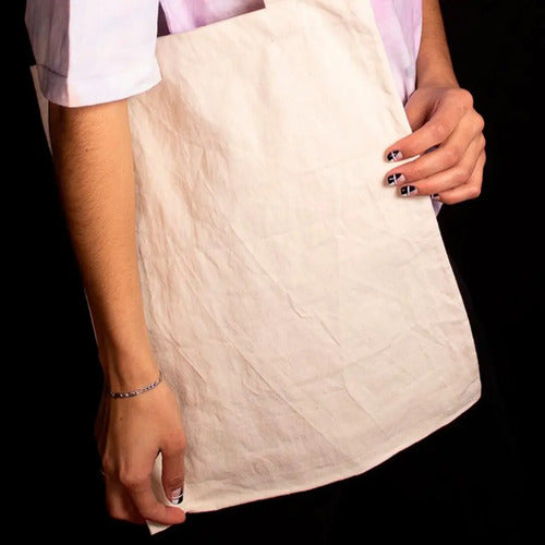 Bolsa De Lienzo Tote Bag Lisa 35x40 Crem