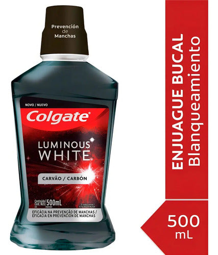 Enjuague Bucal Luminous White Carbón 500ml Colgate · 17529 · foto 02