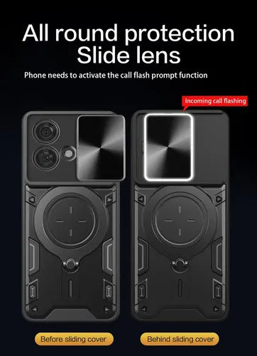 Funda Y Film Camshield Pro Note 13 4g Negro