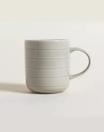 Taza Mug Redonda Jarro Porcelana Diseño Clasico 350 Ml Verde