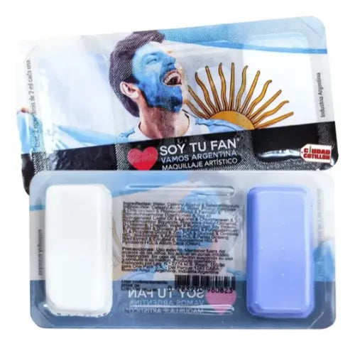 Kit Maquillaje Pintacara Selección Argentina Mundial de Fútbol x2 · 17536 · foto 01