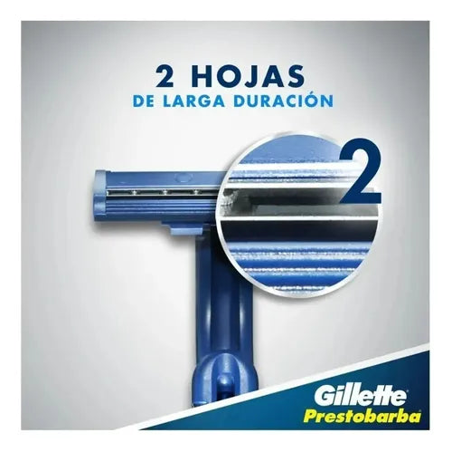 Gillette Máquina Afeitar Prestobarba Ultragrip 2 X 1 Unidad