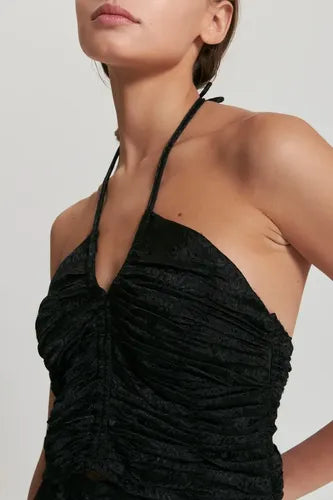 Top Madoz Negro De Mujer Maria Cher Viscosa Negro Sin
