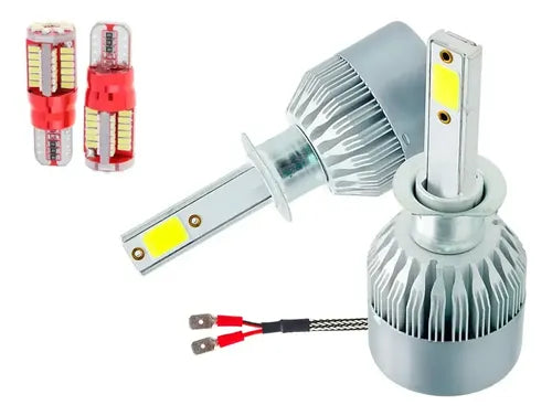 Kit de Luces LED Cree Cob H4 Luz Blanca para Auto · 1648 · foto 01