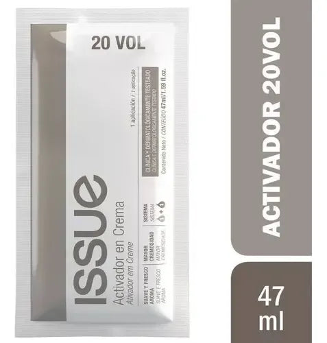 Oxidante Activador En Crema Issue Professional 20 Vol. Para Tinturas Sin Tono