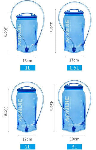 Bolsa de Hidratación Plegable Aonijie 2L Trekking y Running · 16715 · foto 02