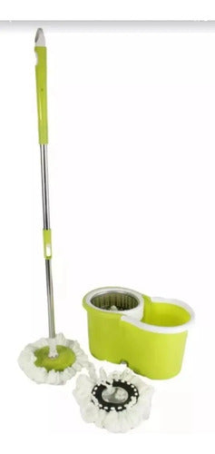 Balde Mopa Centrifugo Home & Co Verde 2p