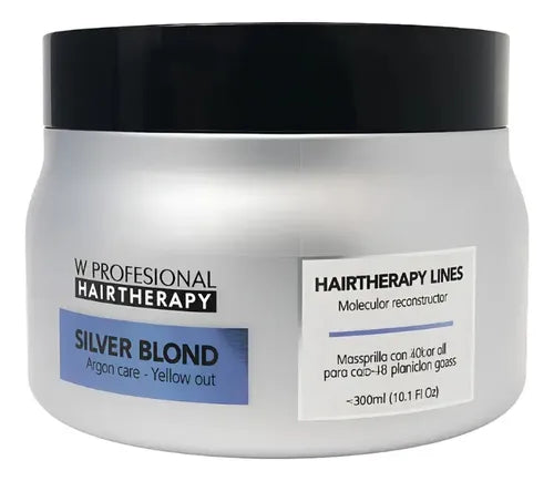 Máscara Capilar Hairtherapy Wpro Desamarillador 300ml Matizador