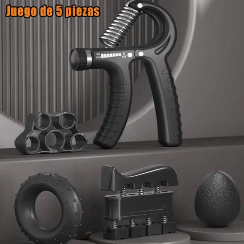 Kit Hand Grip 5 en 1 Ajustable Tushka Fortalecedor de Antebrazo Negro · 16780 · foto 04