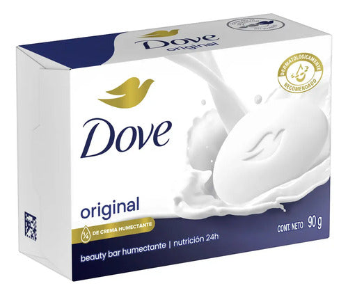 Jabón En Barra Dove Original Individual 90 Grs