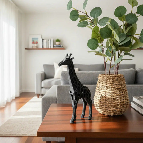 Estatua Decorativa Moderna Original Samago Jirafa 24cm