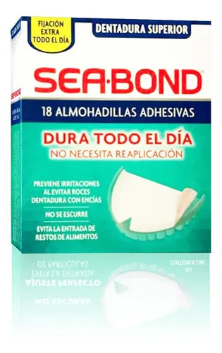Almohadillas Adhesivas Sea Bond Dentadura Postiza Superior