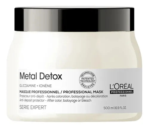 L'oréal Serie Expert Metal Detox Shampoo 1500 + Máscara 500