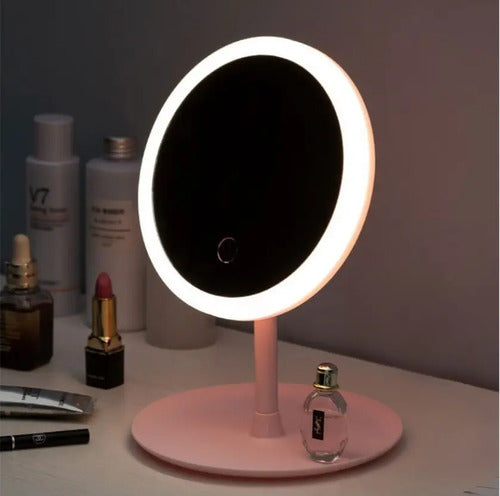 Espejo Doble Aumento Kingfz Belleza Luz