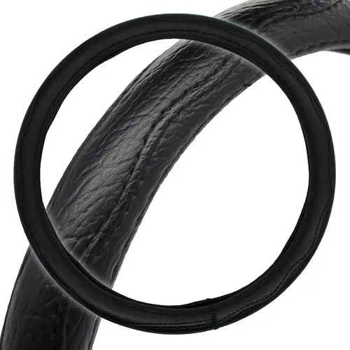 Cubre Volante Negro Premium Cuero Para Auto 37 / 39cm