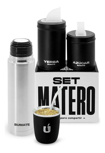 Set Equipo Matero Sumate Termo 500ml Mat