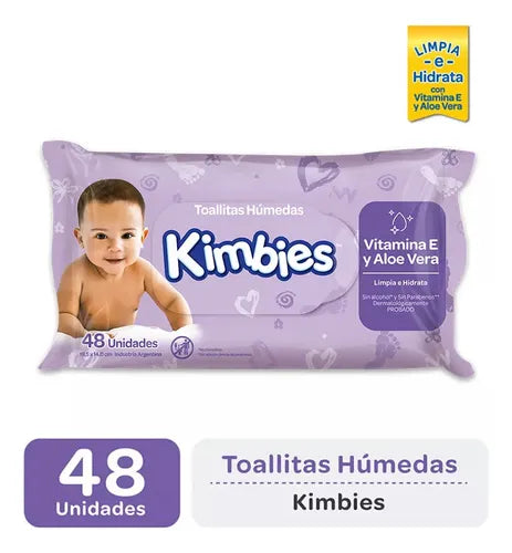 Kimbies Toallitas Húmedas Para Bebés Paquete X 48 Unidades · 17644 · foto 01