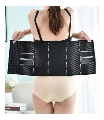 Faja Reductora Corset Postural 6 Hileras Negro Talle S · 17121 · foto 05