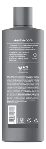 Dove Men +Care Sports 3en1 Shampoo 400 Ml · 2062 · foto 02