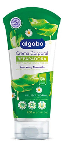 Crema Corporal Aloe y Manzanilla 200ml Algabo · 17685 · foto 01