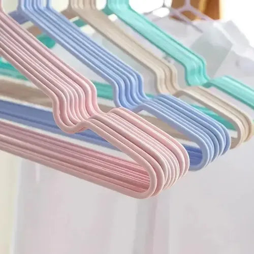 Perchas Antideslizantes De Metal Para Ropa Verde Agua