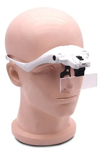 Vincha Lupa Luz Led Ajustable Multiuso 5 Lentes Manos Libres · 7402 · foto 02