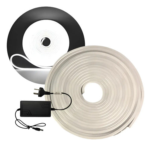 Kit Tira Led Neon Flexible + Fuente 5mts