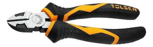 Alicate Corte Diagonal 6 PuLG Tolsen (10018) Negro/naranja