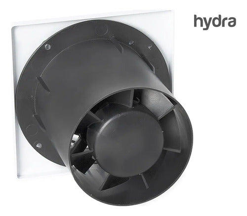 Extractor Aire 4 Hydra Cocina Baño Silencioso 12w Potencia B Color Blanco