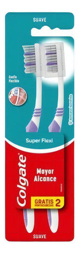 Cepillo de Dientes Colgate Super Flexi Morado Pack x2 · 17485 · foto 01