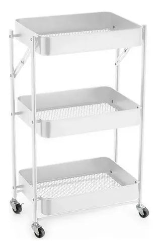 Carro Auxiliar Lbs Plegable Blanco